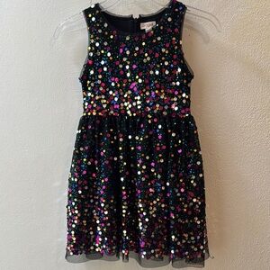 EUC Cat & Jack Black Formal Dress